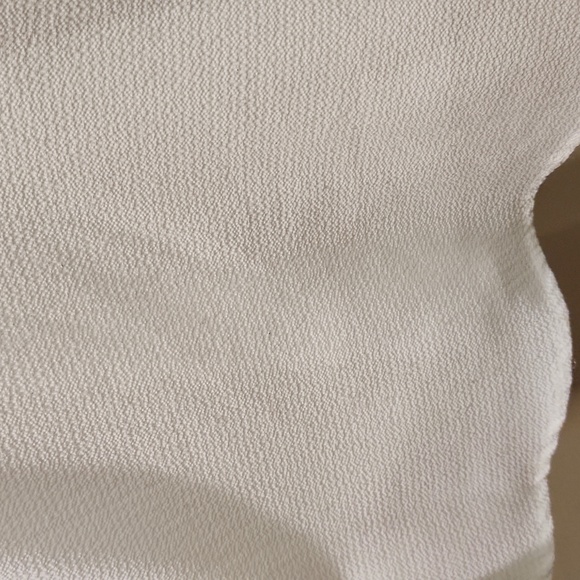 White with floral applications summer or homecoming dress. Size 1/2 - Picture 8 of 16